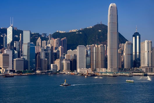 China Hong Kong skyline